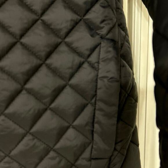 WE by Living In Yellow Black Quilted Puffer Jacket Size Medium NWOT - Picture 5 of 10